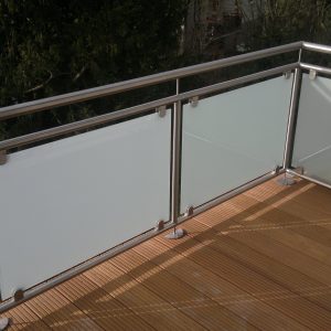 Balkon Brüstung Edelstahl